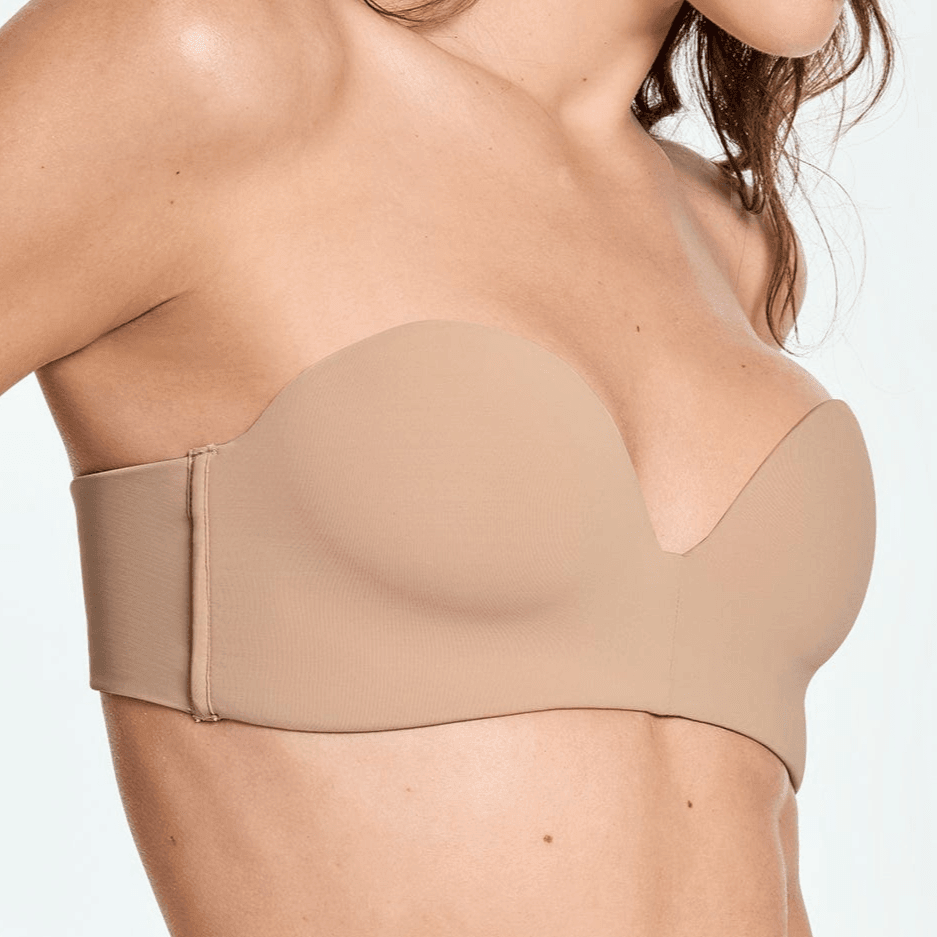 Boost Lift Up Strapless Bra Fawn - WearPear